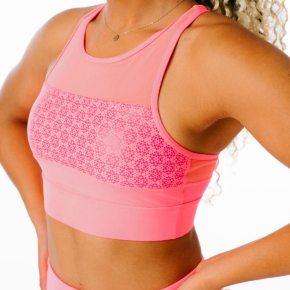 Zyia flower power all star sports bra size XS